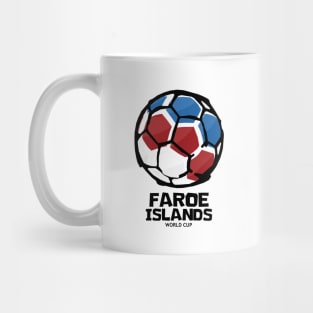 Faroe Islands Football Country Flag Mug